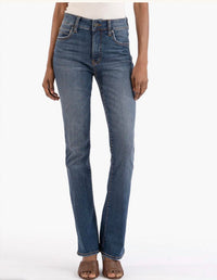 Kut From The Kloth - Natalie High Rise Fab Ab Bootcut Jeans - blue - boot - cut - clothing
