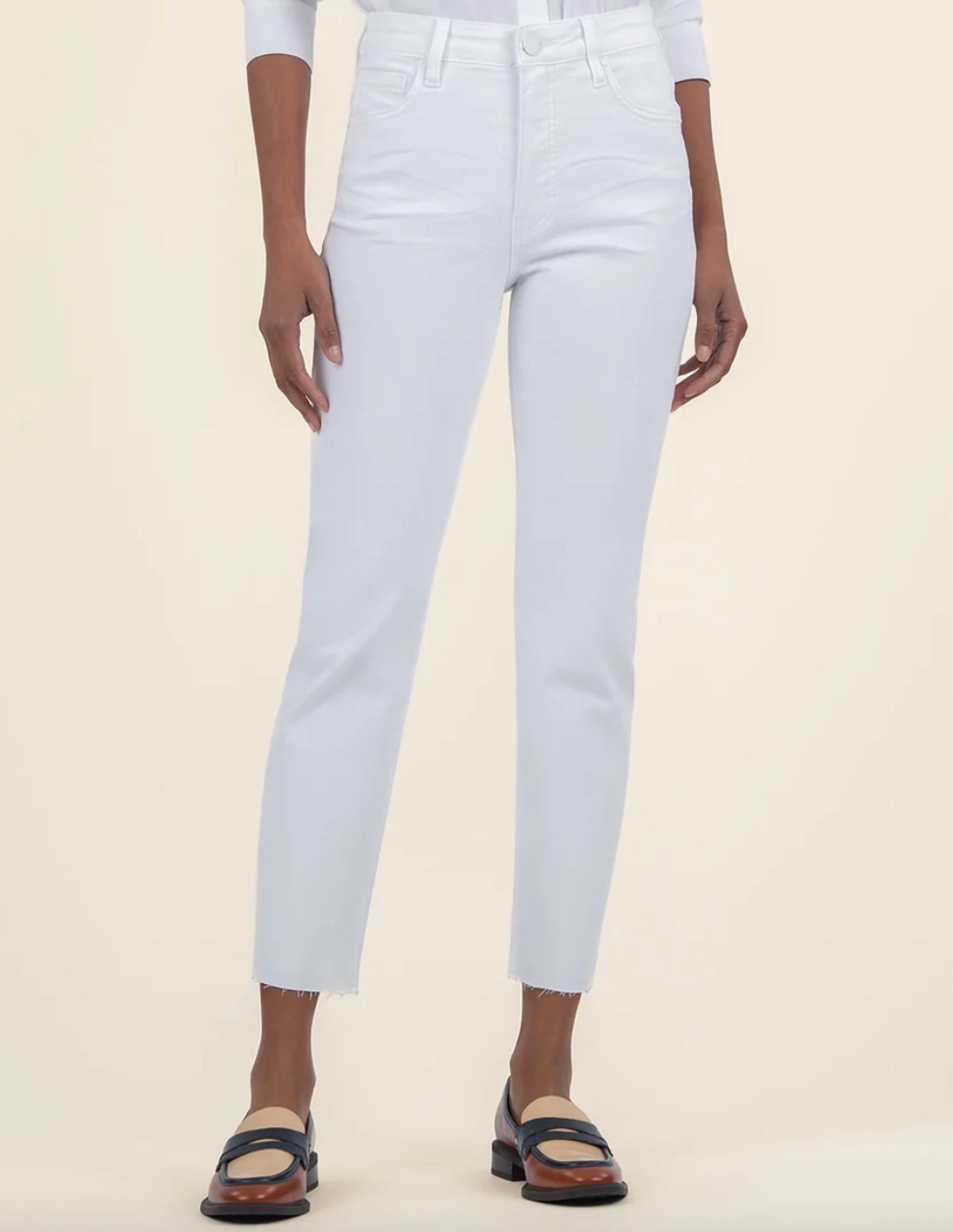 Kut From The Kloth - Rachael High Rise Mom Jeans - clothing - cotton - high - rise