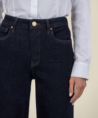 Kut From The Kloth - Women's Fay High Rise Straight Leg - blue - clothing - cotton