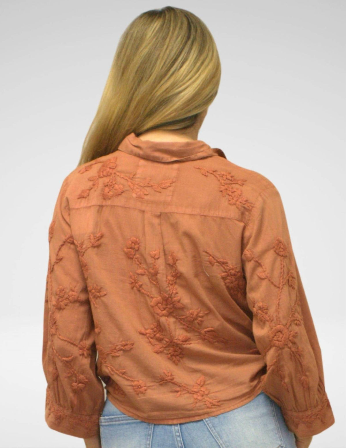 Kyla Seo - Alanis Embroidered Blouse