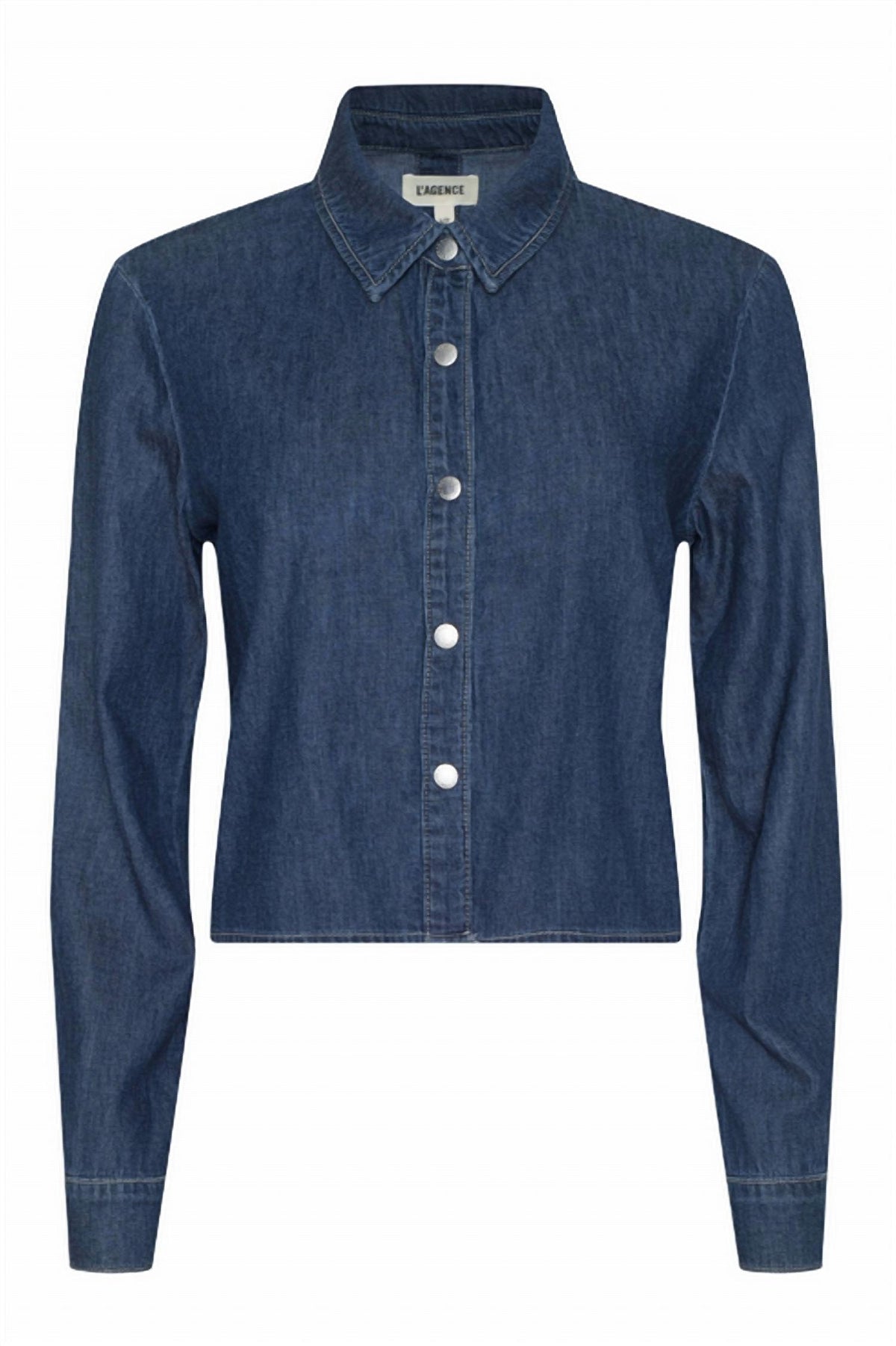 L'Agence - Annette Chambray Button Down Shirt