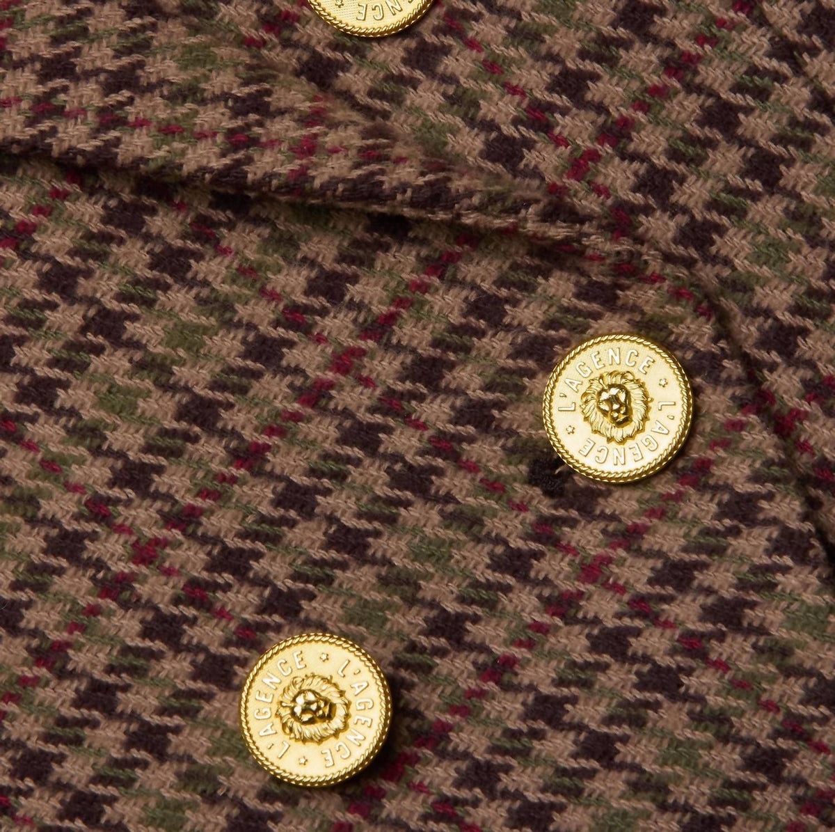 L'Agence - Bethany Houndstooth Blazer