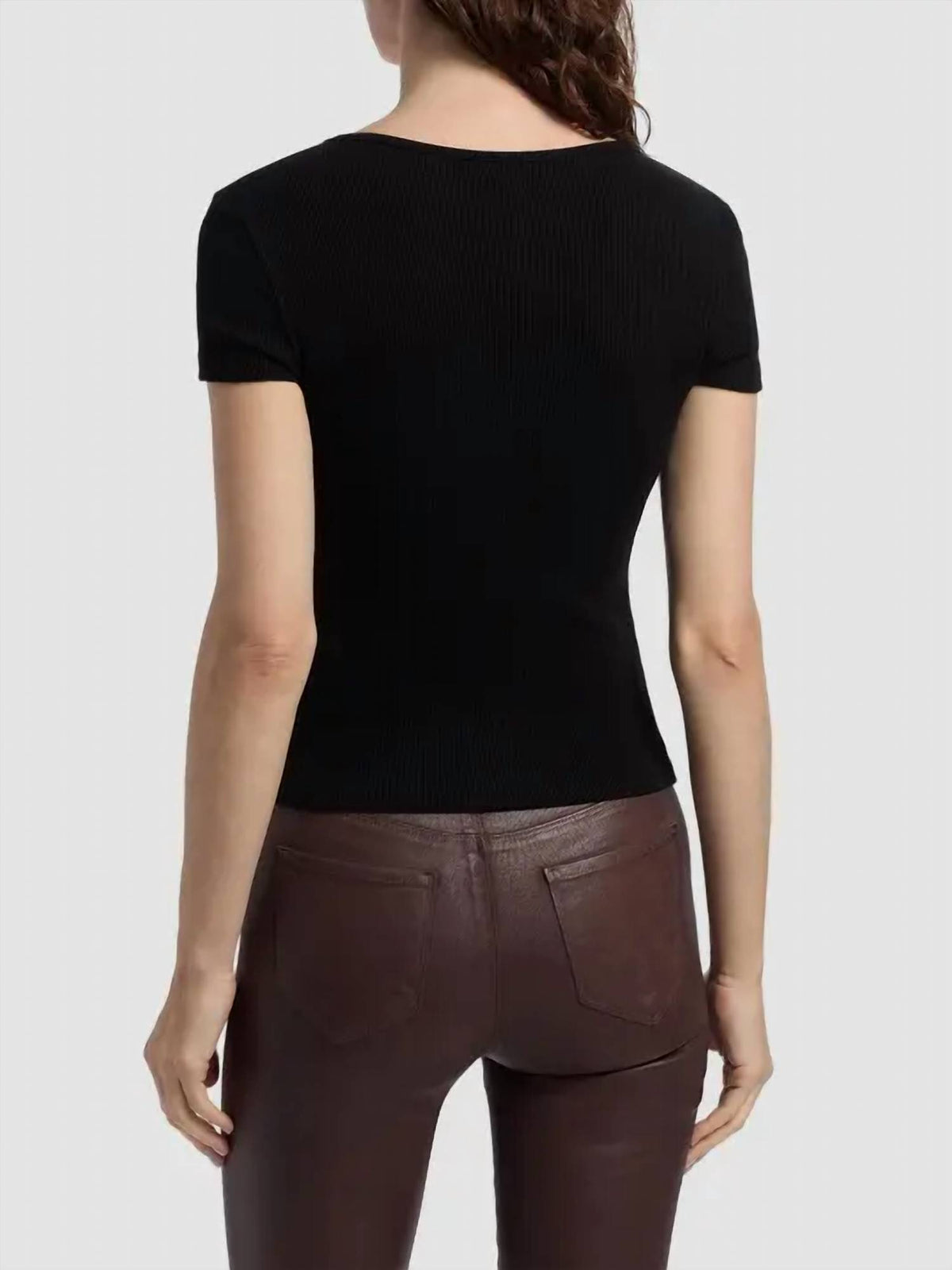 L'Agence - Brynlee Scoopneck Tee