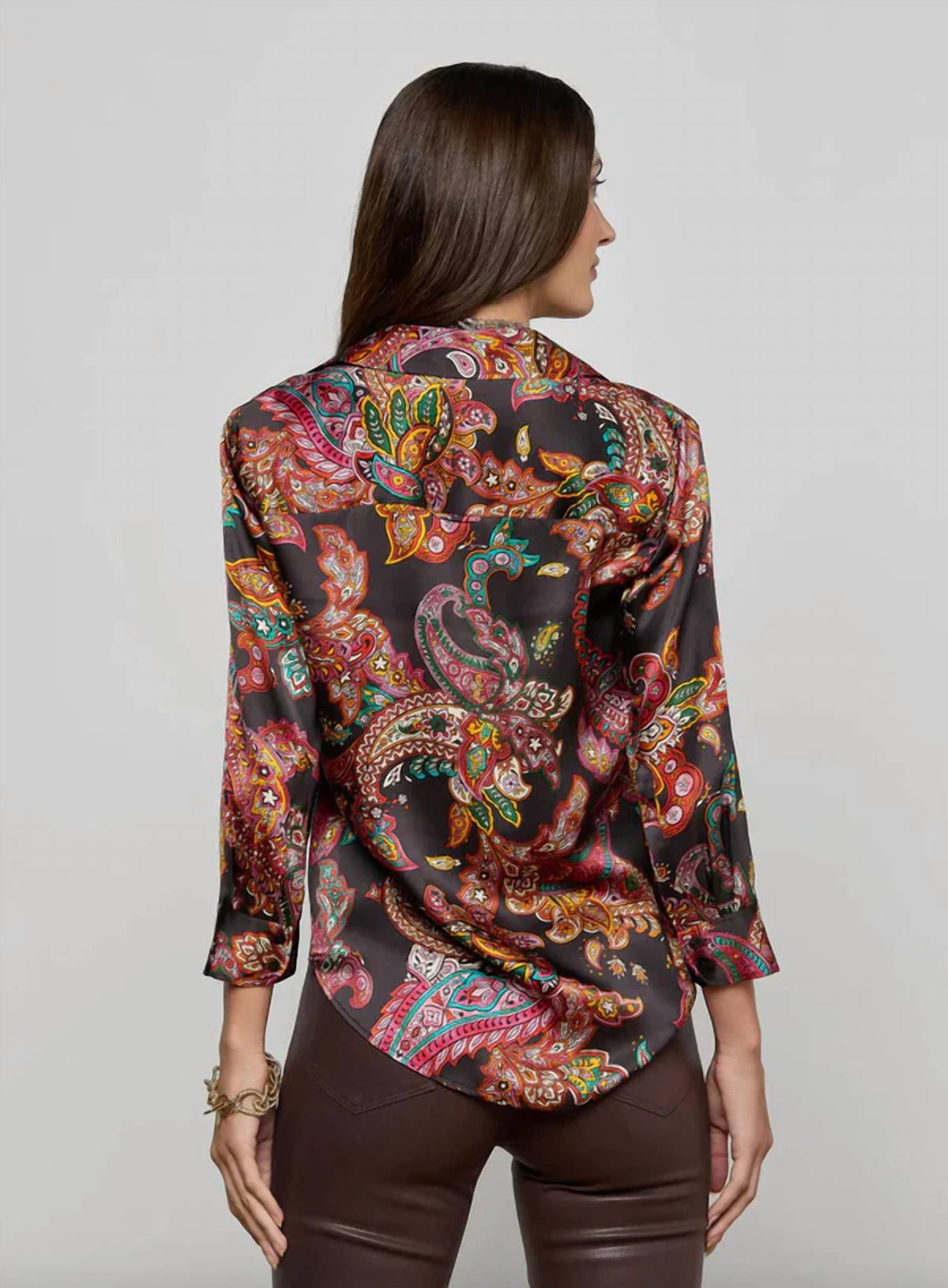 L'Agence - Dani 3/4 Sleeve Blouse