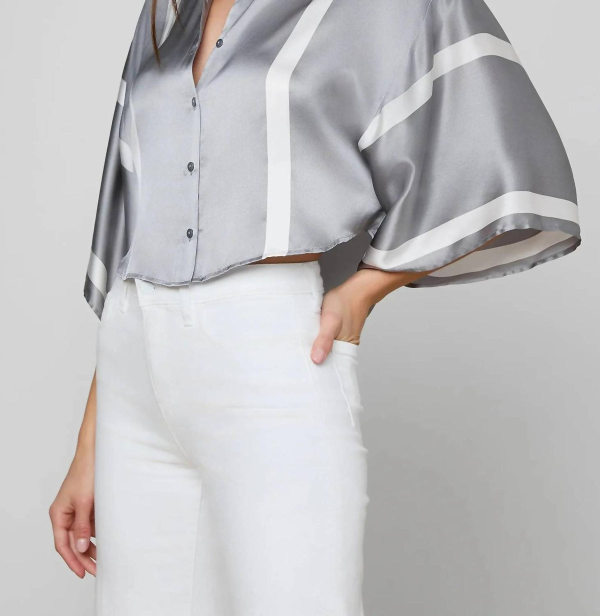 L'Agence - Dru Silk Blouse