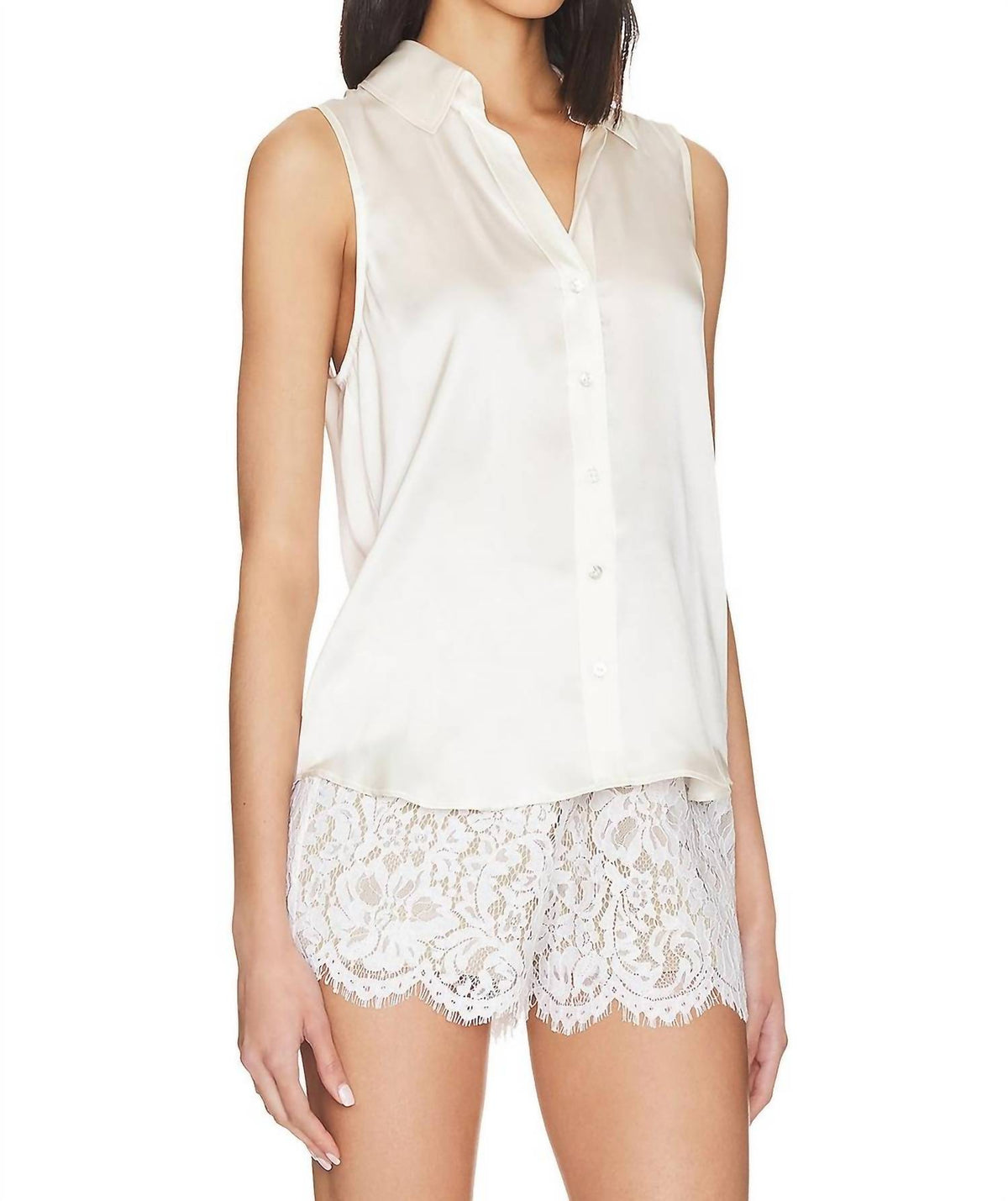 L'Agence - Emmy Sleeveless Silk Blouse