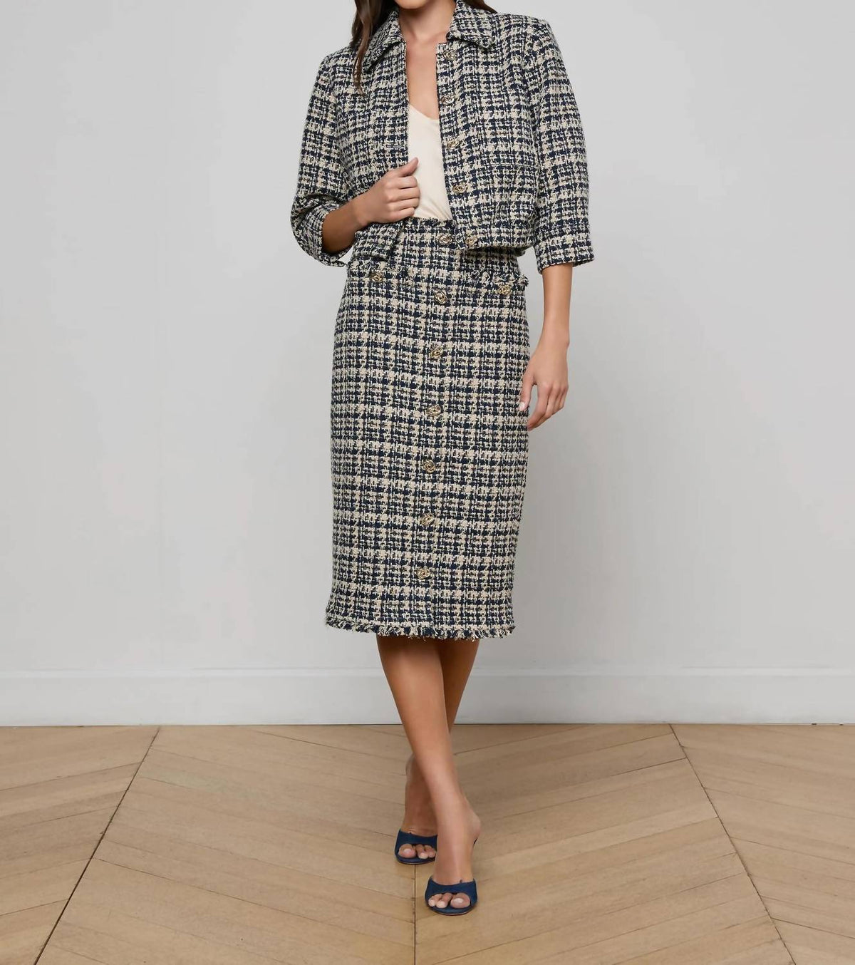L'Agence - Jia Tweed Jacket