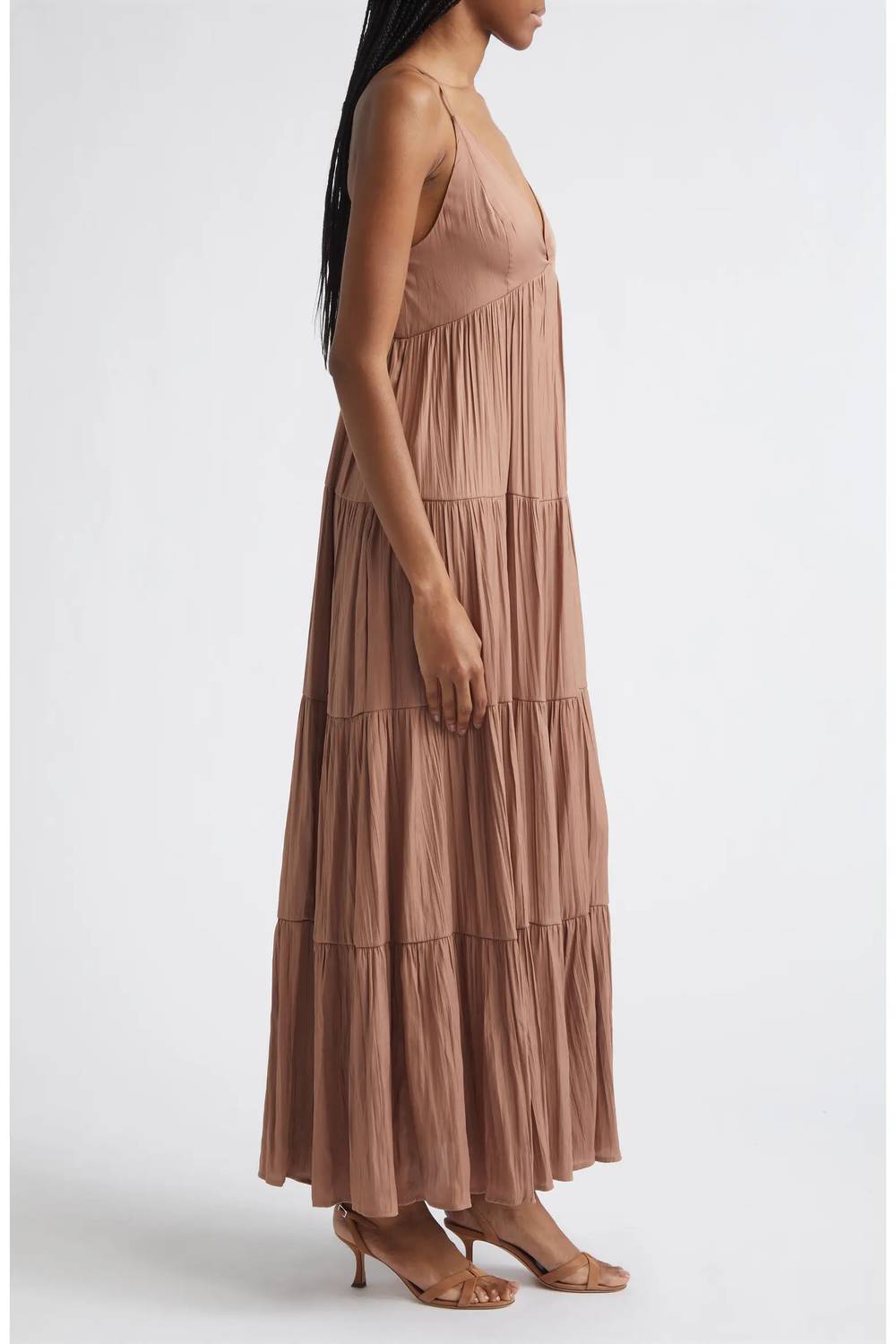 L'Agence - Lua Tiered Maxi Dress