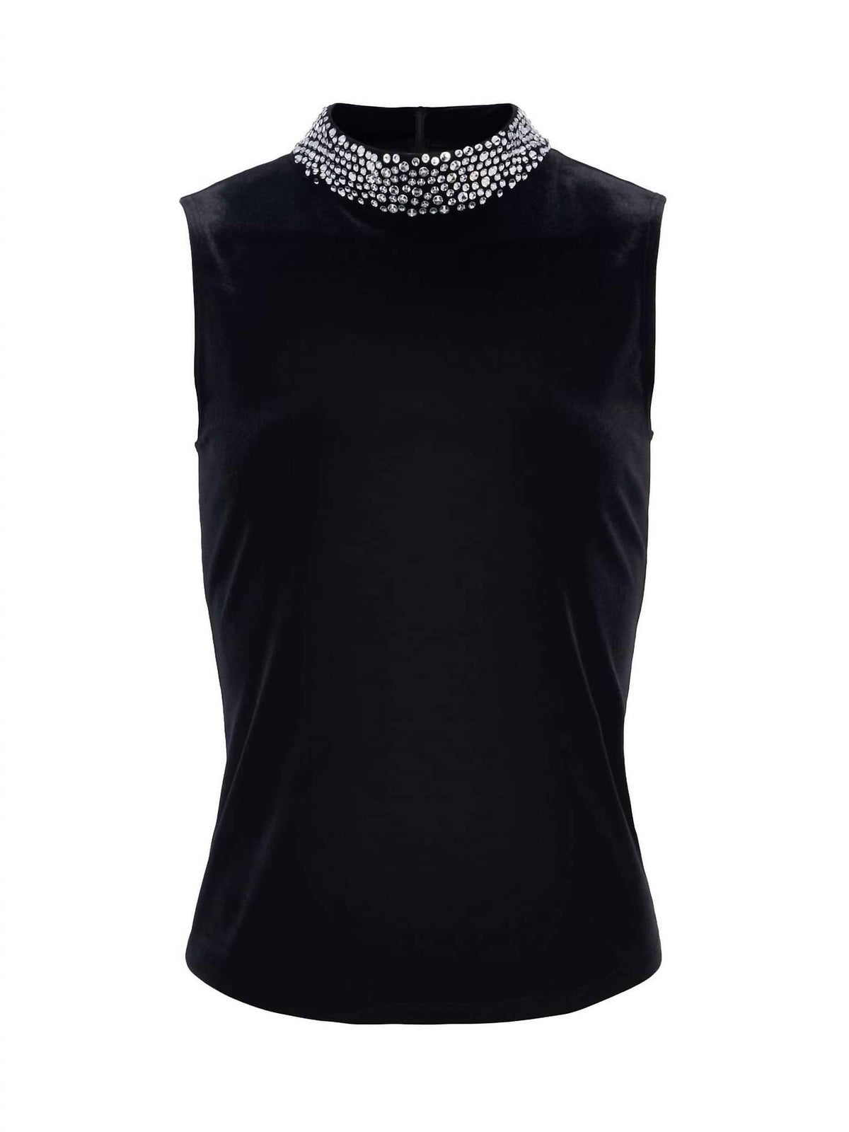 L'Agence - Madelyn Embellished Velvet Top
