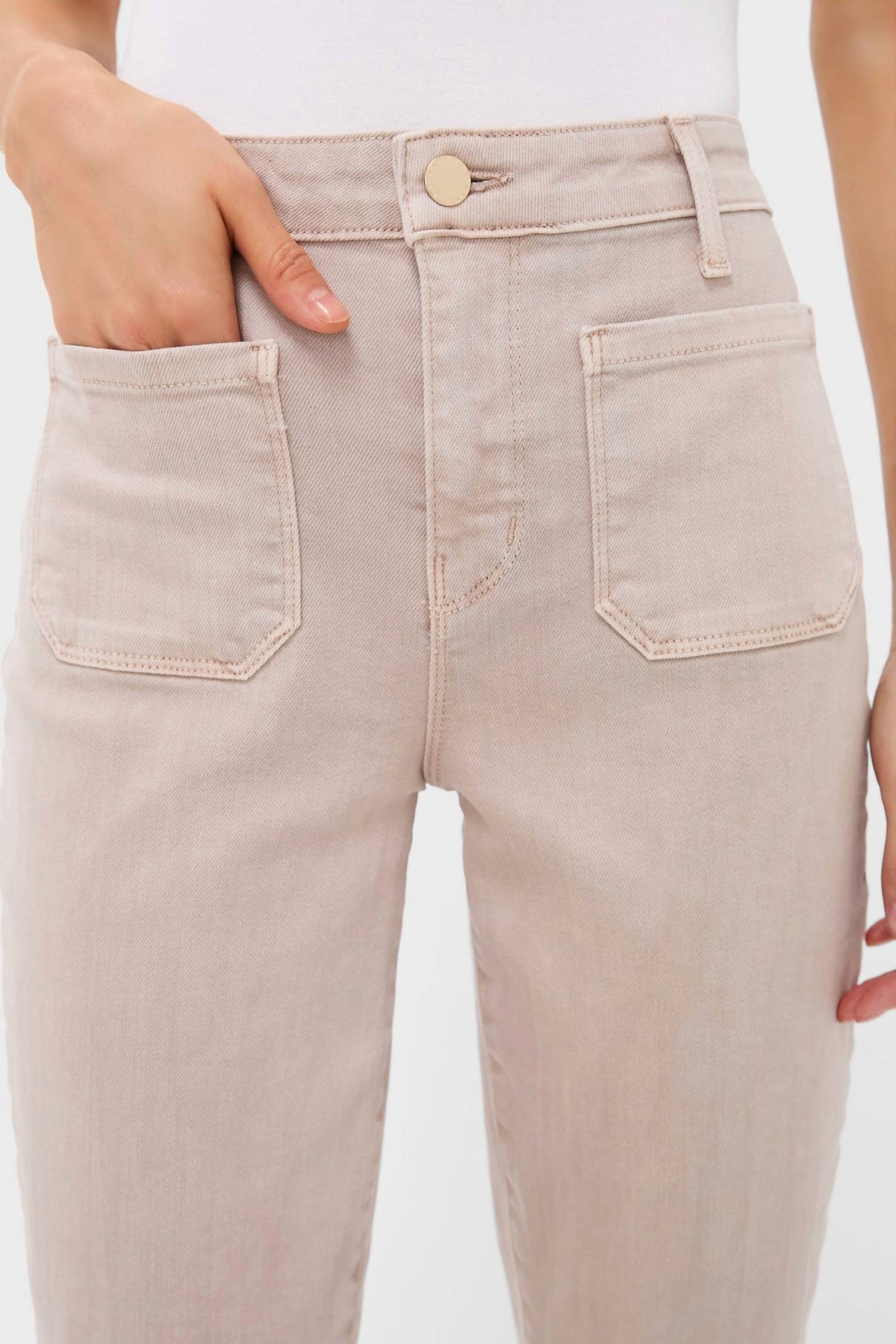 L'Agence - Noya Patch Pocket Slim Jeans