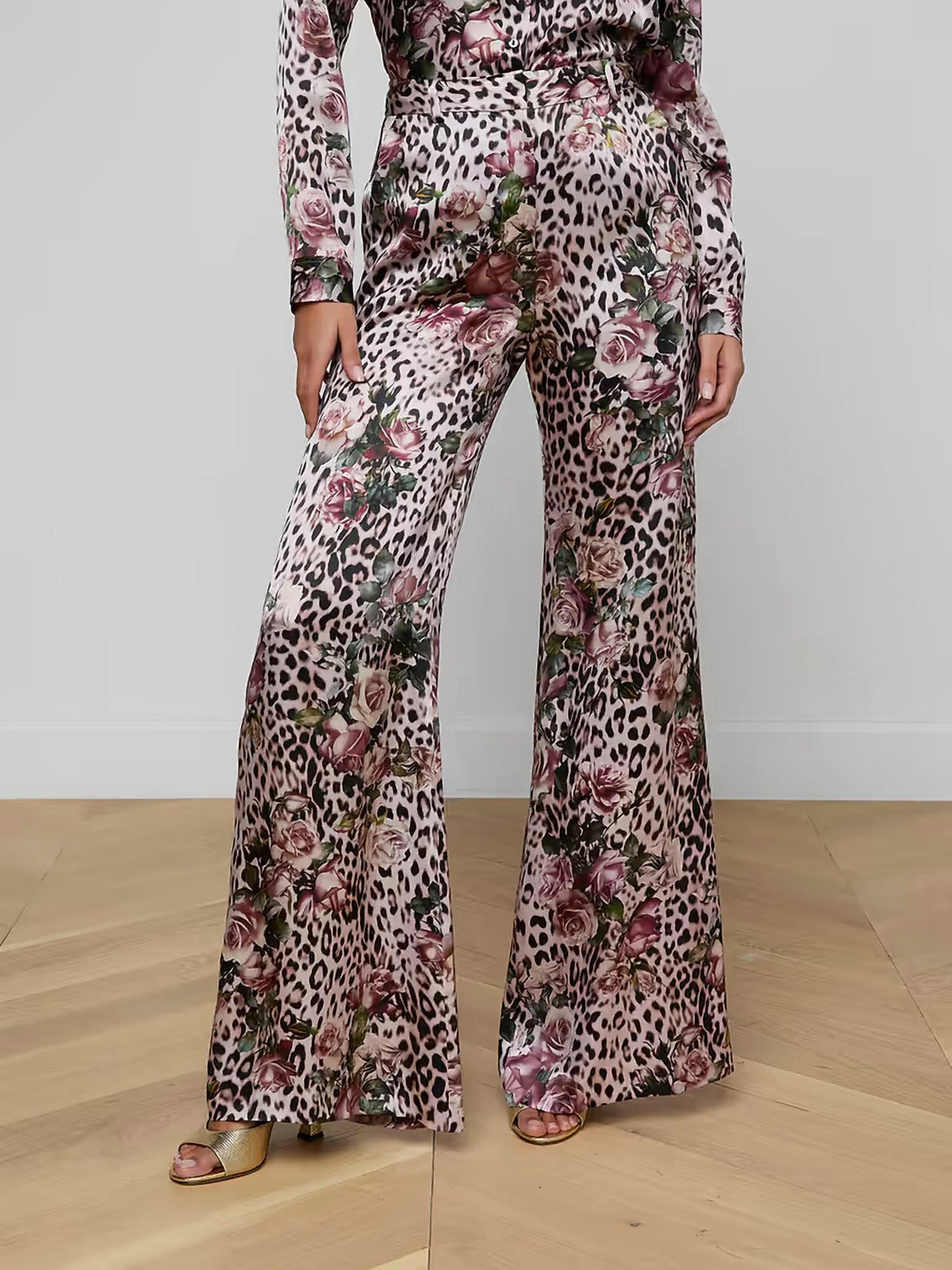 L'Agence - Pilar Silk Wide-leg Pants