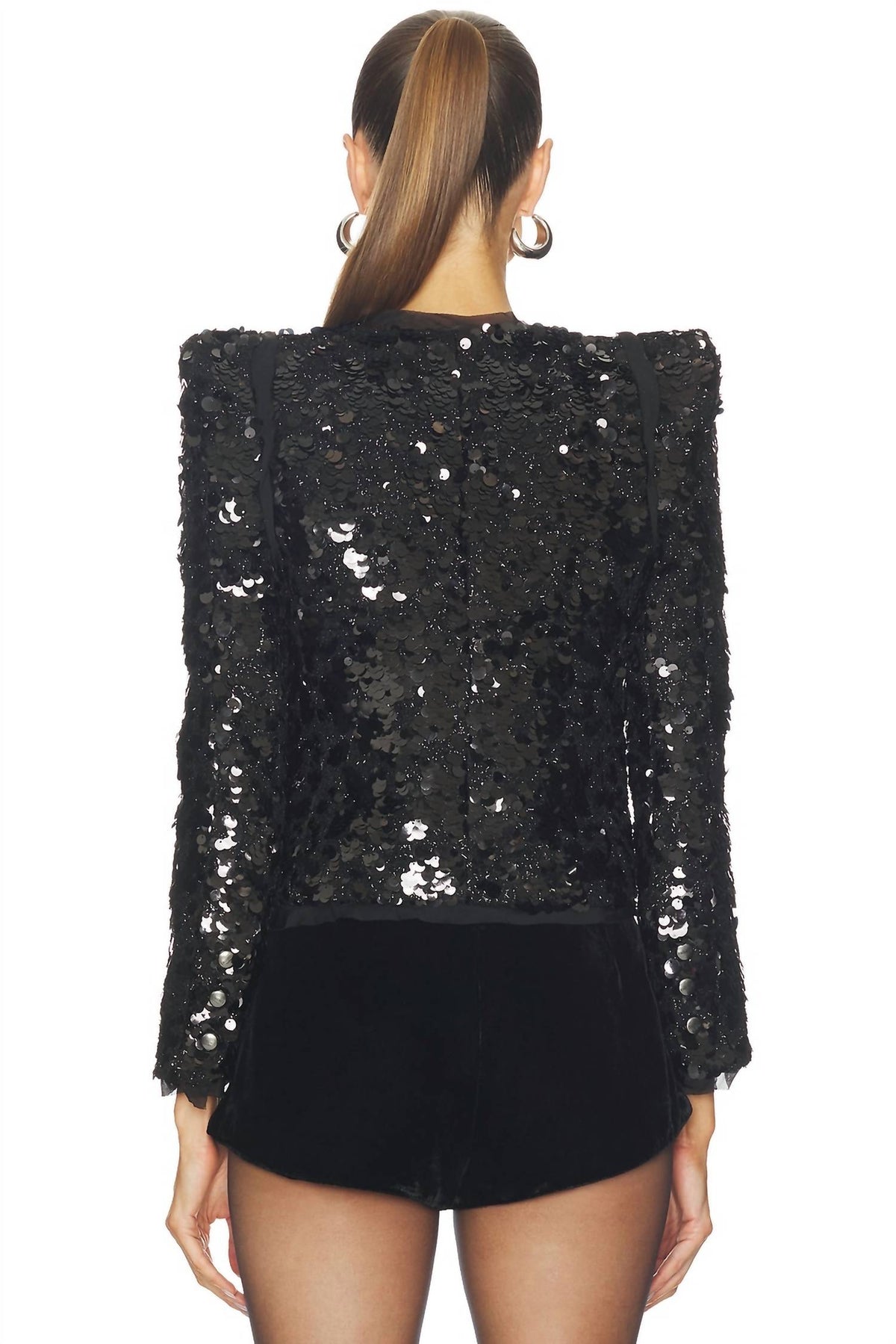L'Agence - Shai Pointed Shoulder Jacket