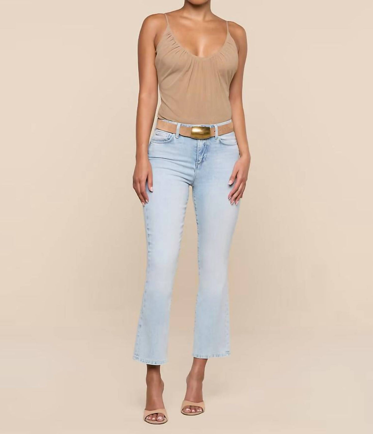 L'Agence - Tati Crop Micro Bootcut Jean