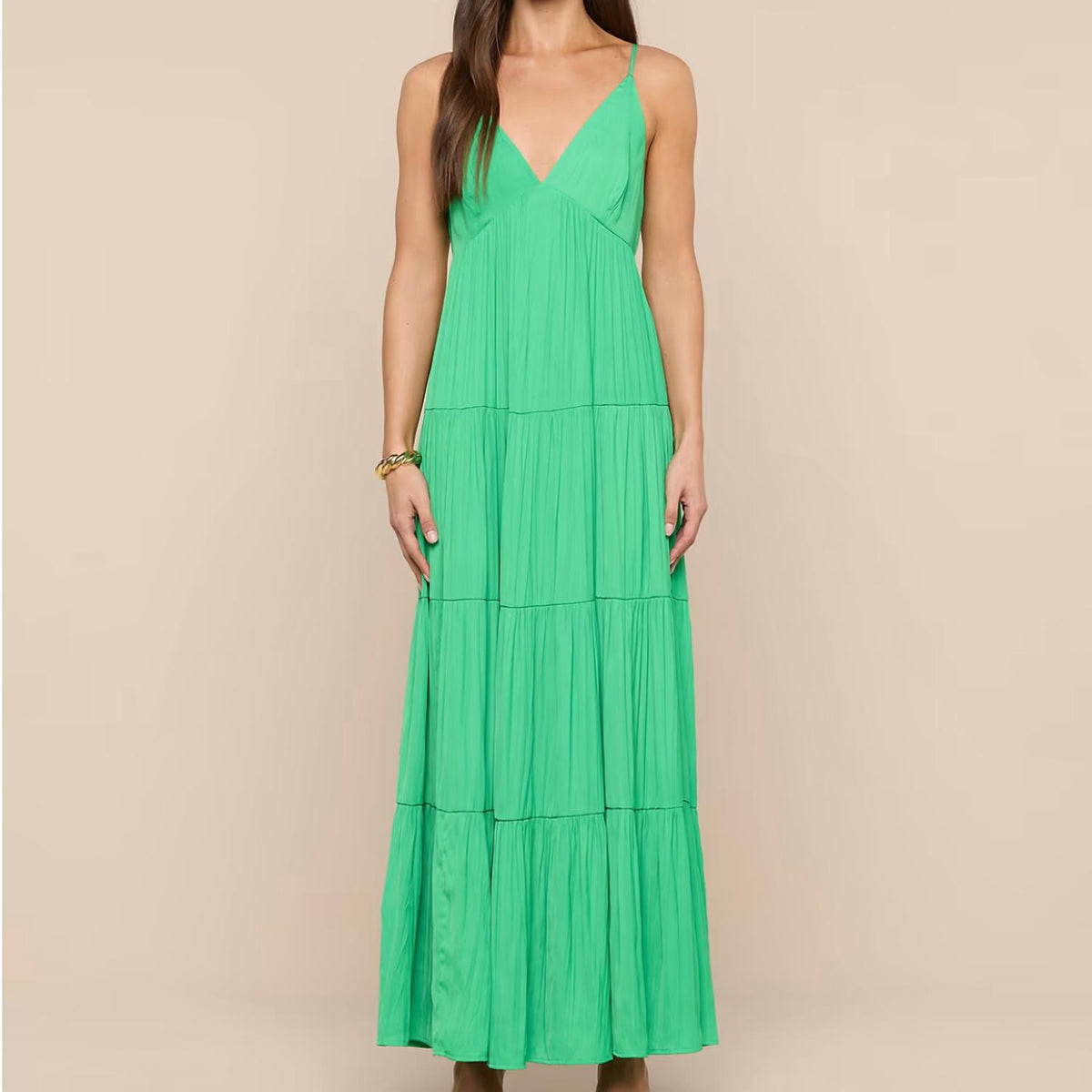 L'Agence - Women's Lua Tiered Maxi Dress