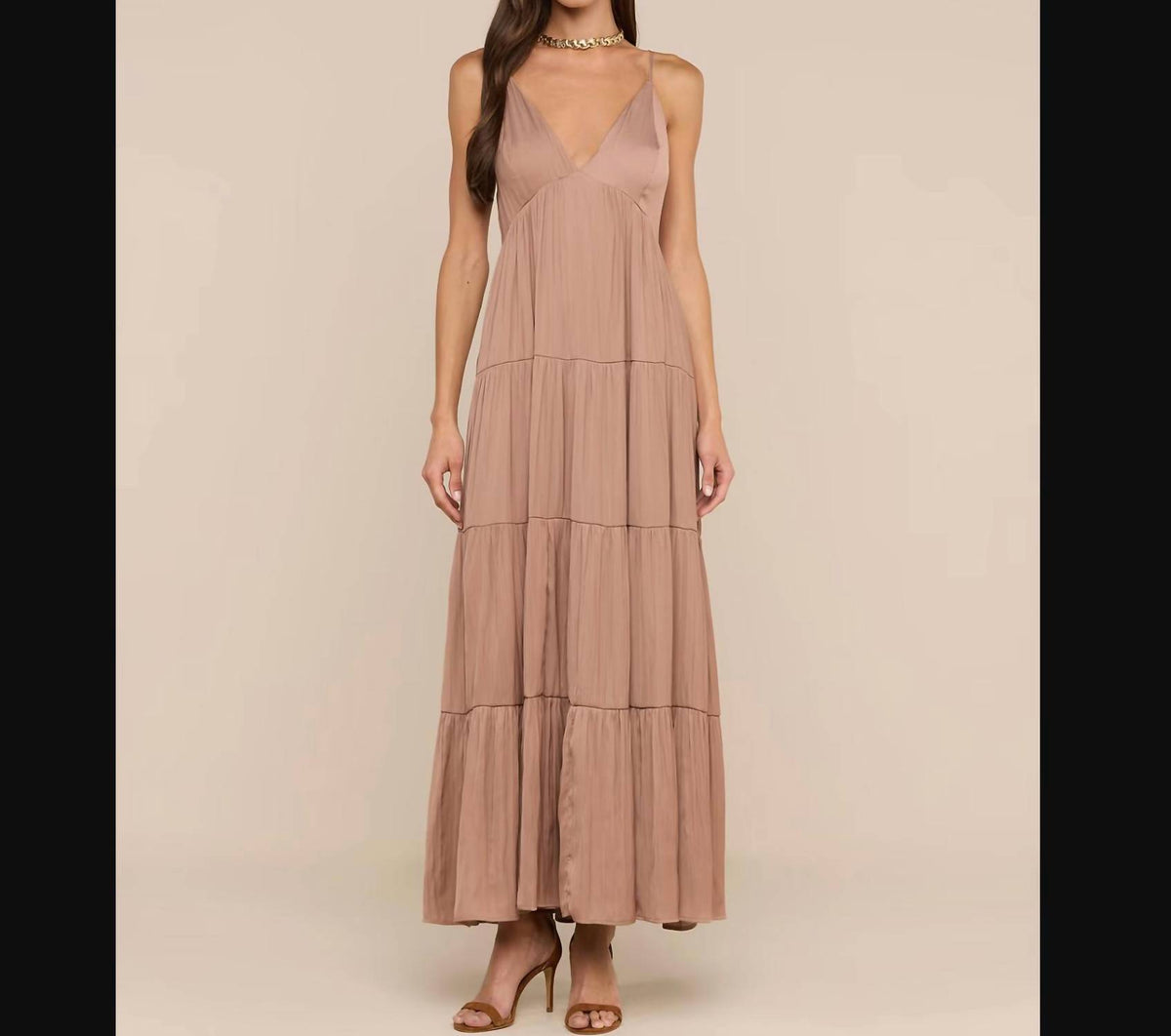 L'Agence - Women's Lua Tiered Maxi Dress
