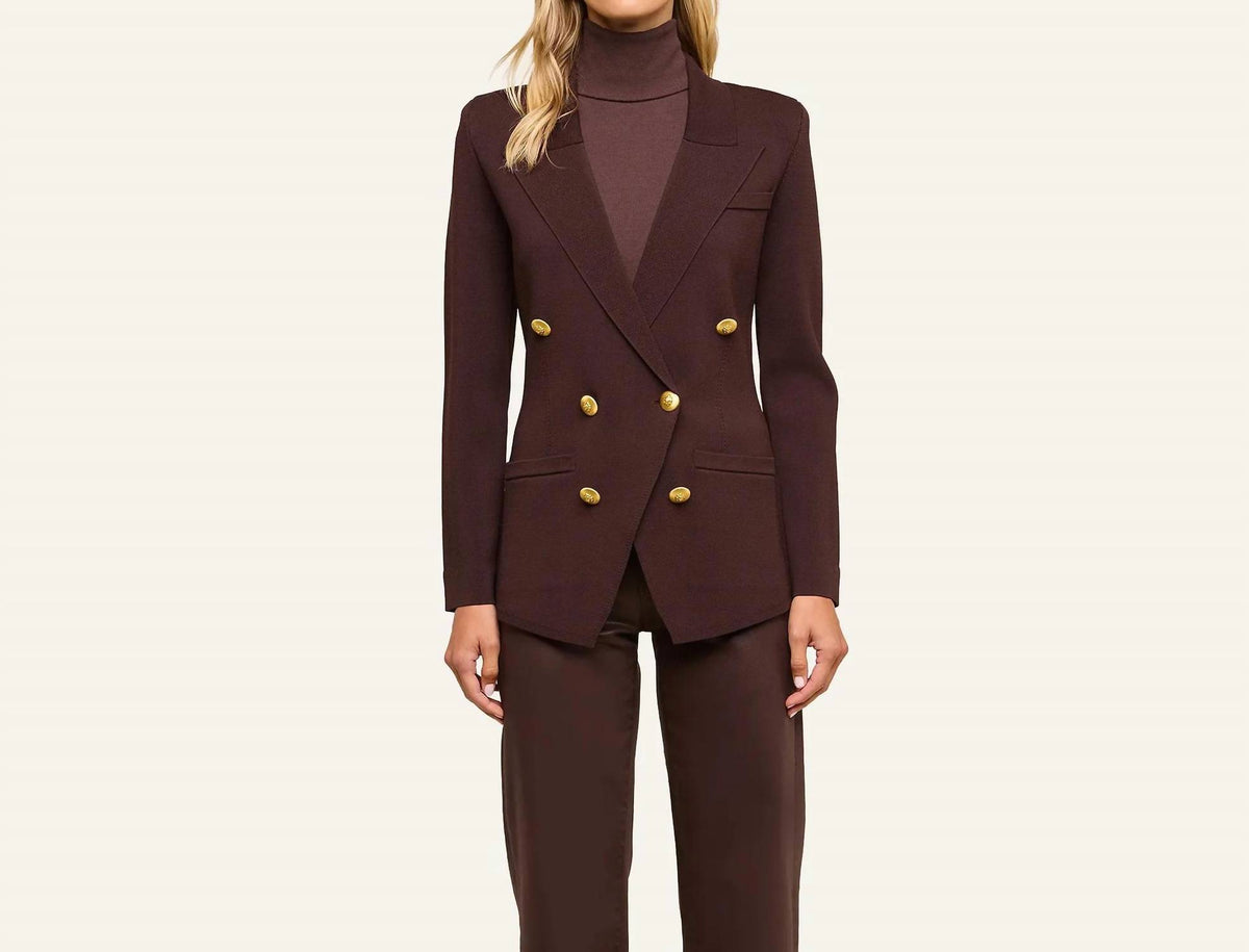 L'Agence - Women's The Amelia Knit Blazer