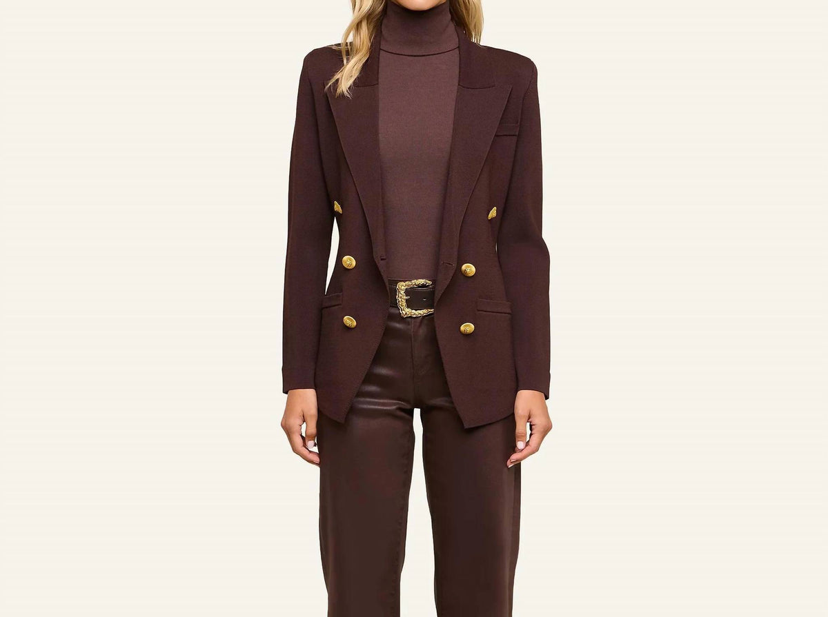 L'Agence - Women's The Amelia Knit Blazer
