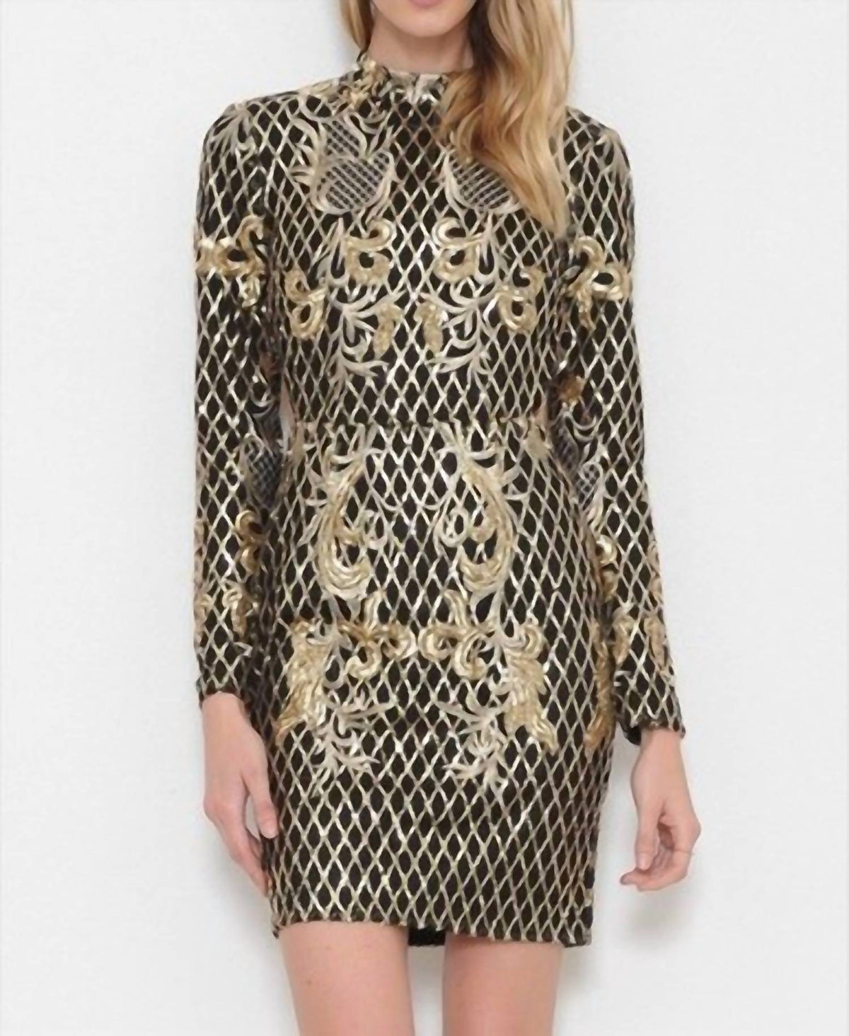 L'Atiste - Baroque Mini Dress