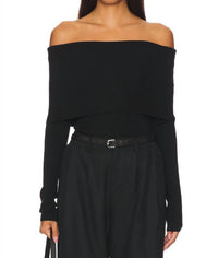A.L.C. - Evelyn Merino Off Shoulder Top