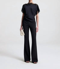 A.L.C. - Luna Satin And Lace Top
