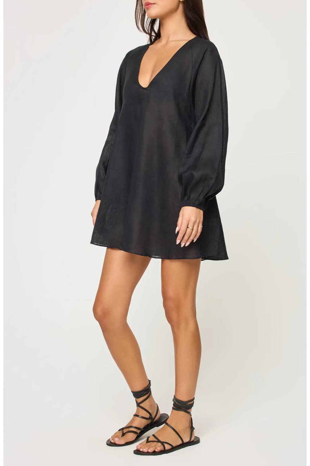 L*Space - Boat Trip Linen Cover-up Tunic