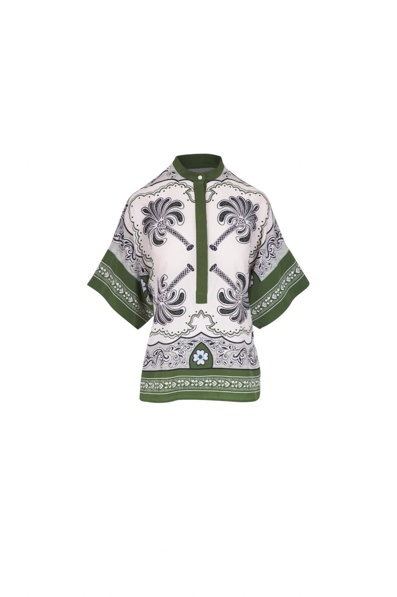 La Doublej - Estelle Blouse - blouses - clothing - green