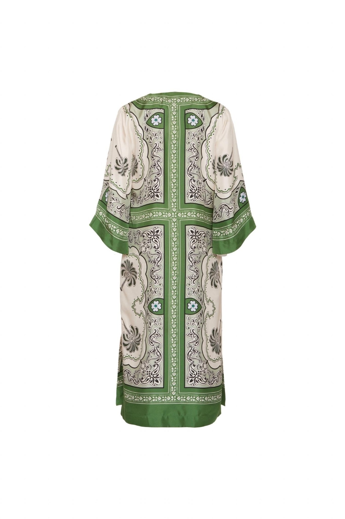 La Doublej - Floral Silk Caftan - clothing - dresses - floral