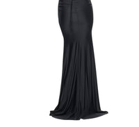 La Femme - Rhinestone Embellished Mesh Prom Dress - black - clothing - dresses