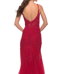 La Femme - Stunning Lace Prom Dress - clothing - dresses - lace
