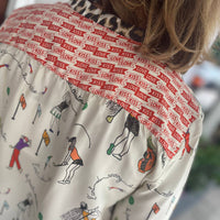 La Prestic Ouiston - Jeanne Long Sleeve Blouse - beige - blouses - clothing