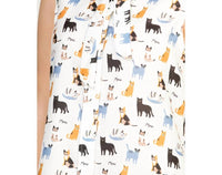 La Soul - Cat Print Button Down Sleeveless Top