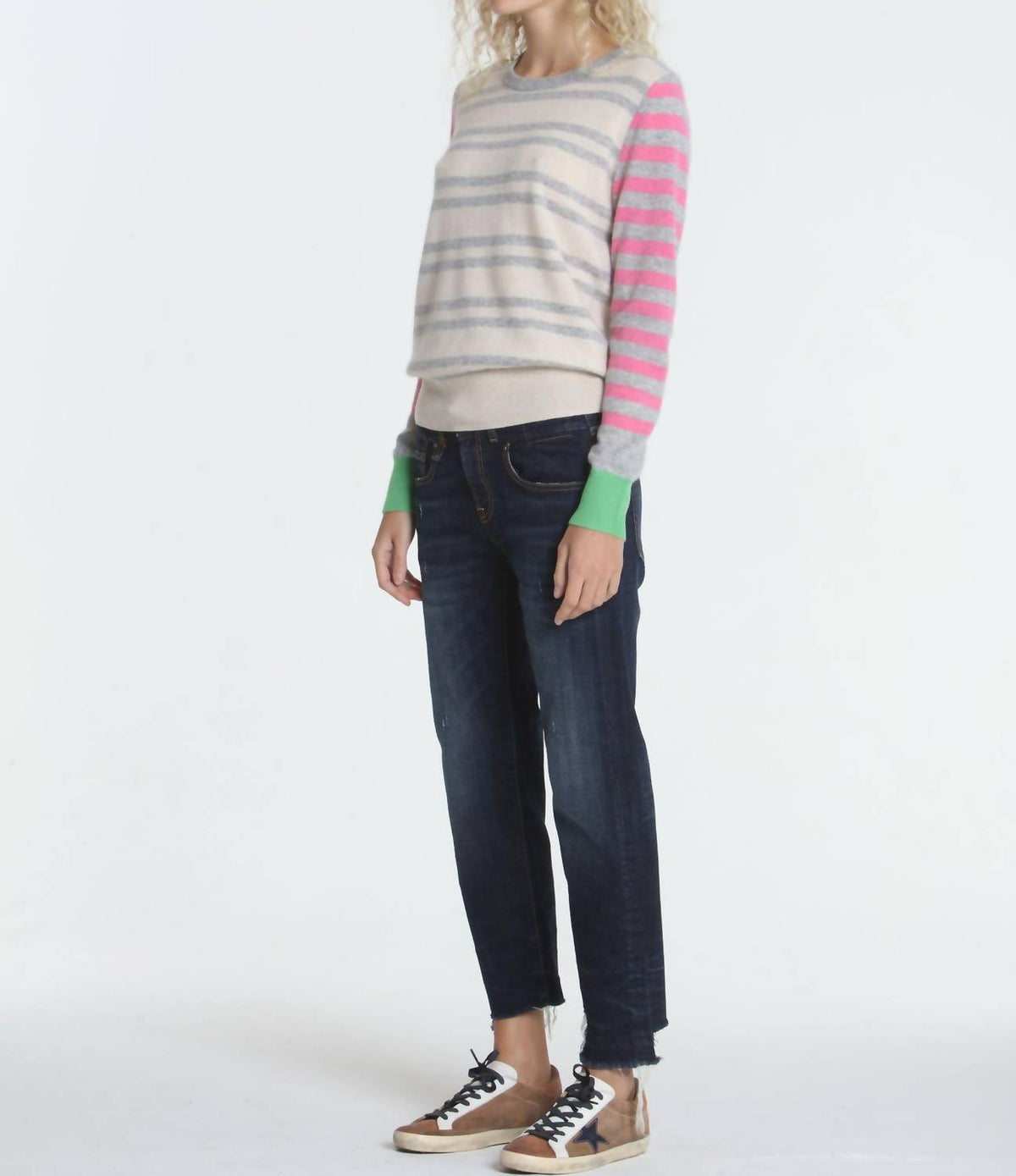 Label+Thread - Women's Jessie Stripe Crew Sweater