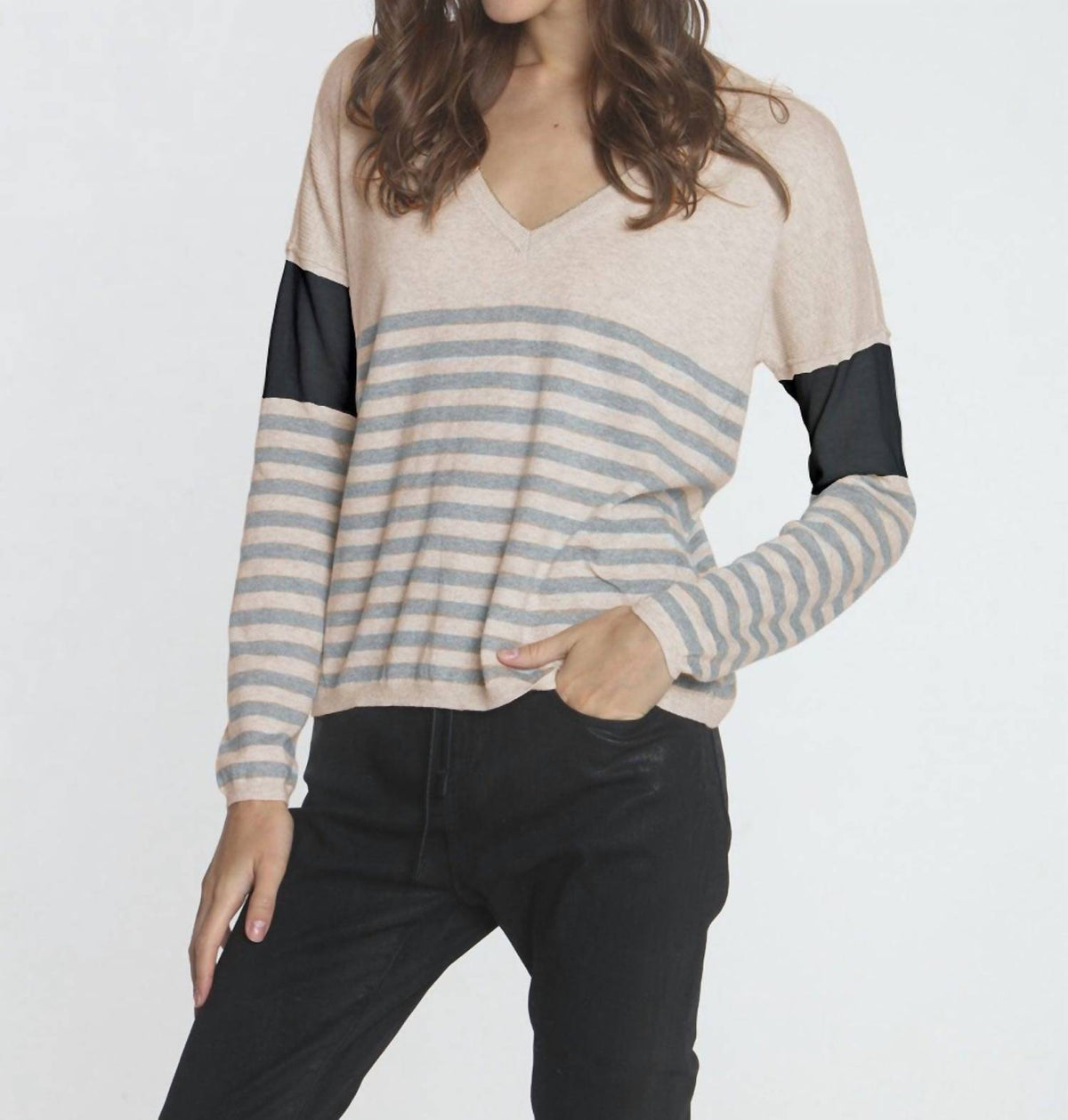 Label+Thread - Women's Lindsey Stripe Vee