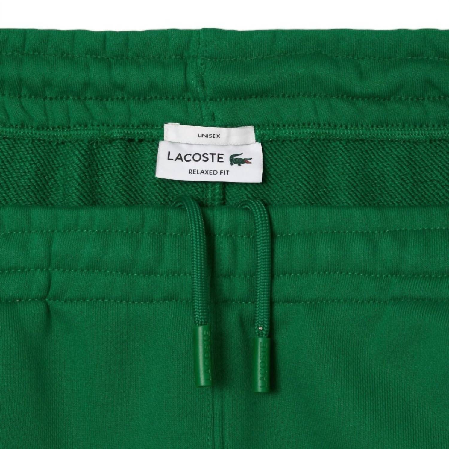 Lacoste - Fleece Trackpants - clothing - green - joggers
