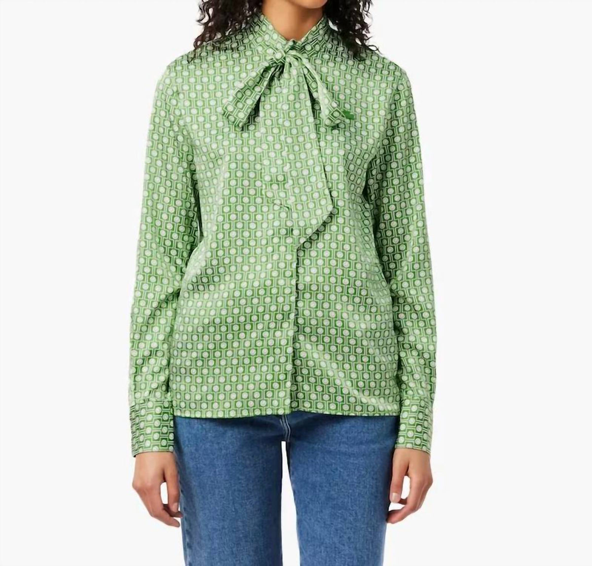 Lacoste - Removable Tie Collar Shirt