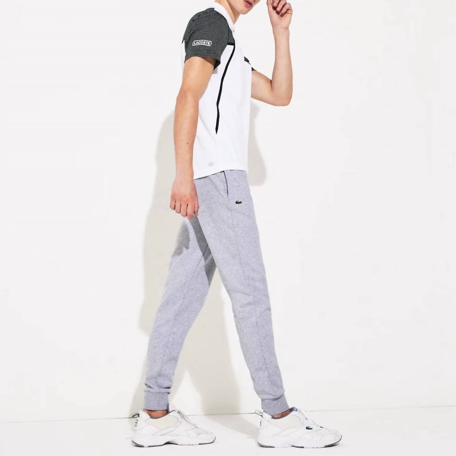 Lacoste - Sport Fleece Tennis Sweatpants - clothing - grey - joggers