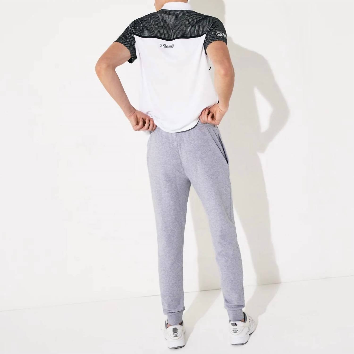 Lacoste - Sport Fleece Tennis Sweatpants - clothing - grey - joggers