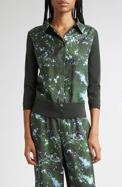 Lafayette 148 - Collard Button Front Cardigan