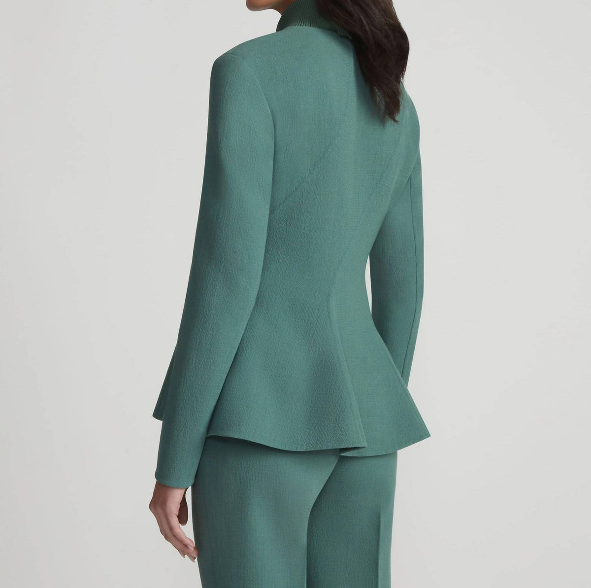 Lafayette 148 - Collarless Flounced Hem Jacket