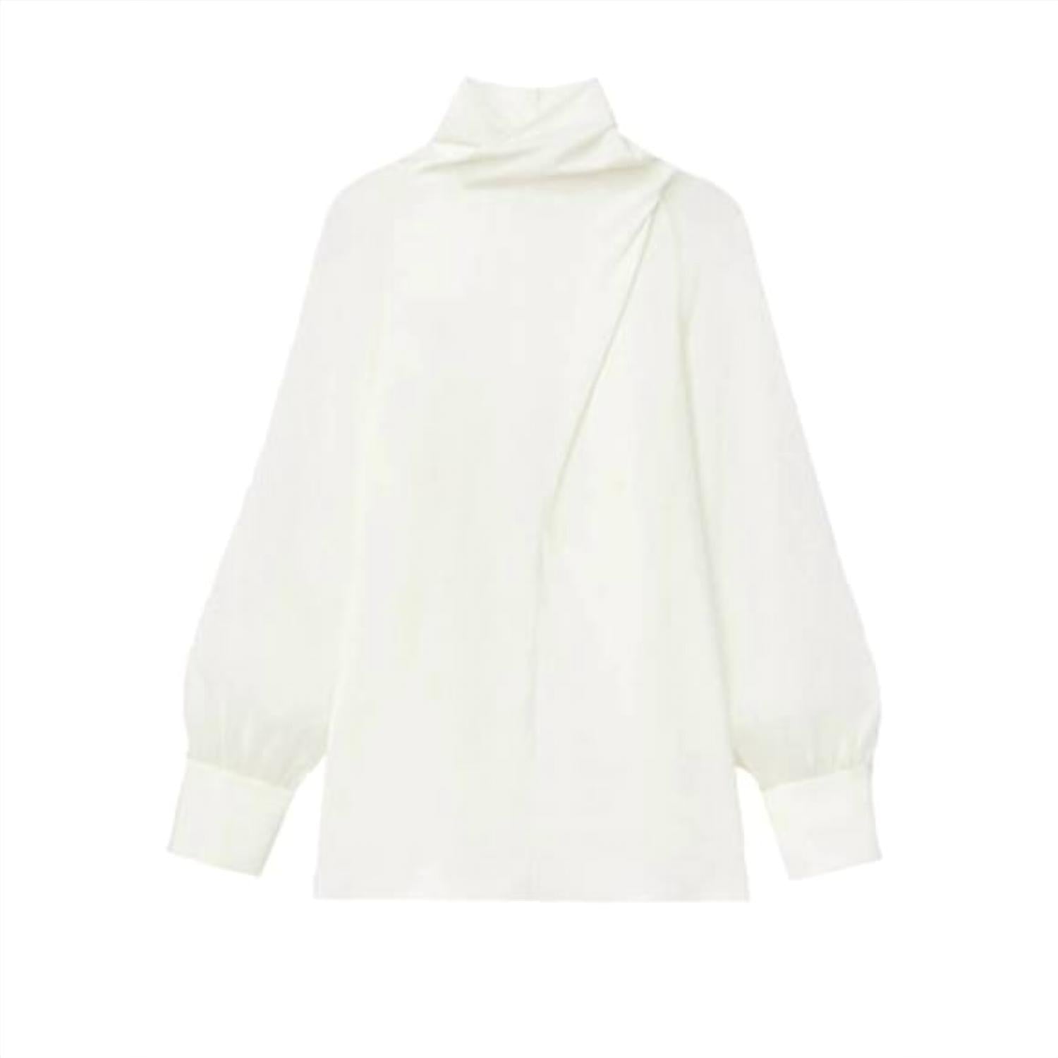 Lafayette 148 - CROSSOVER BLOUSE - blouses - clothing - shirts