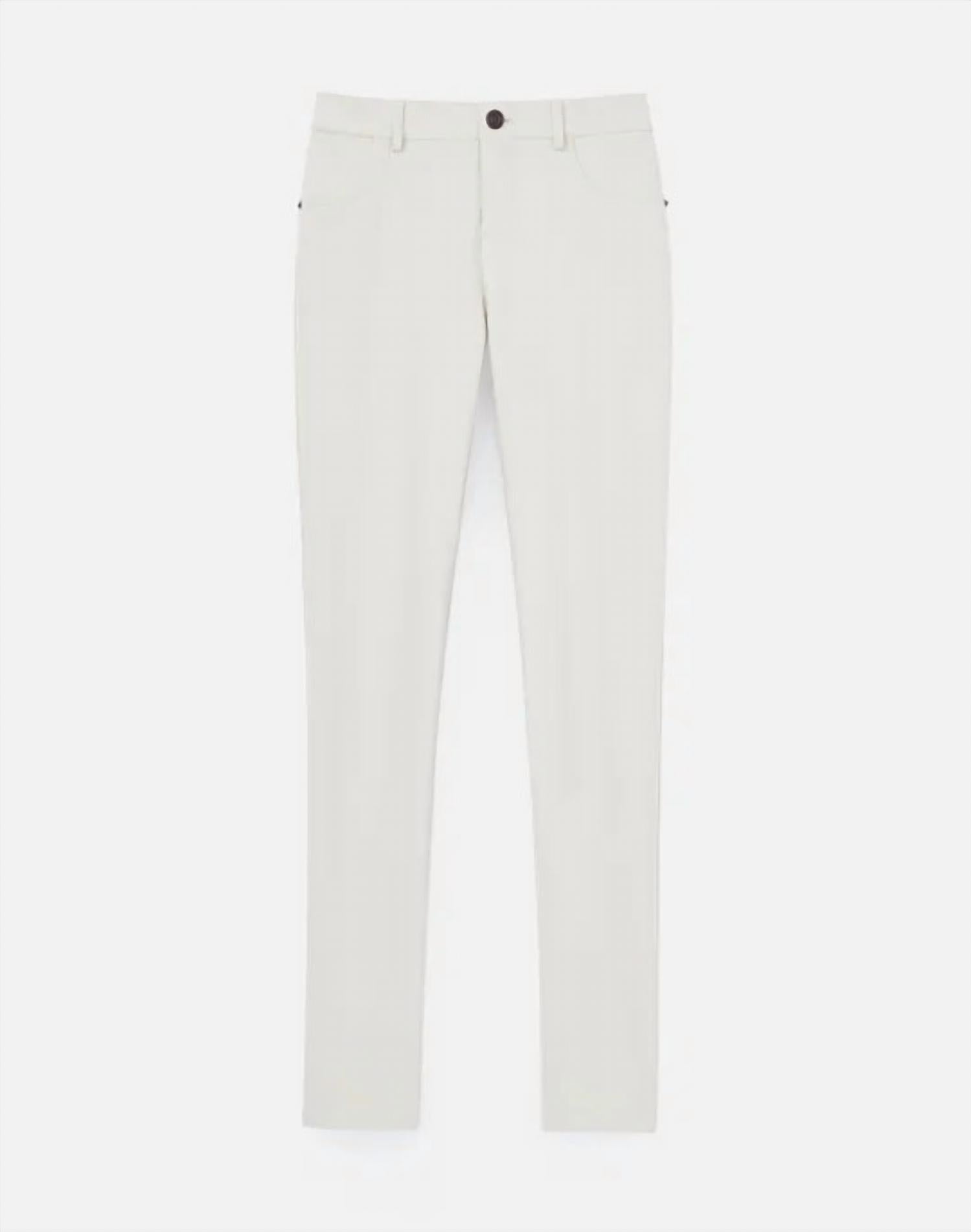 Lafayette 148 - MERCER PANT - beige - clothing - pants