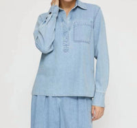 Lafayette 148 - POPOVER SHIRT