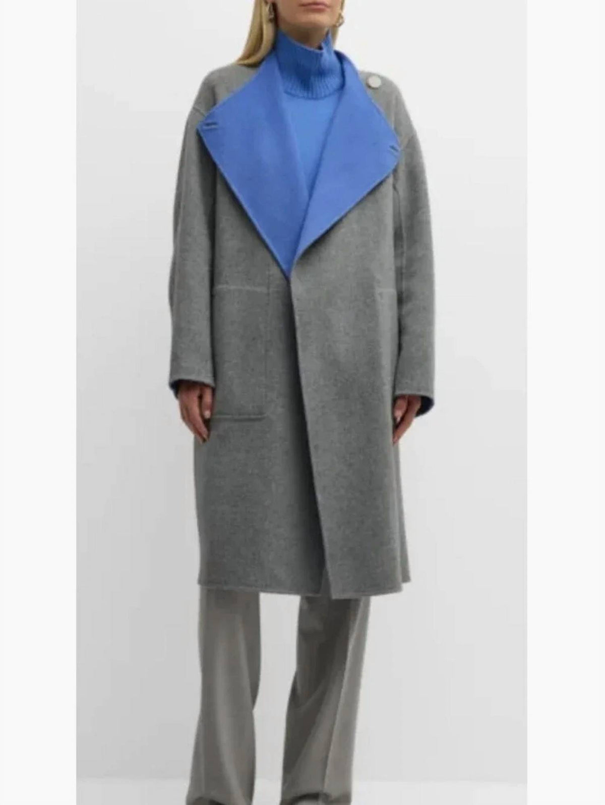 Lafayette 148 - Reversible Double Face Coat