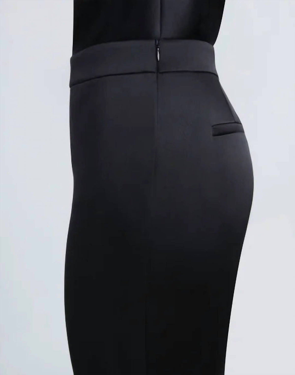 Lafayette 148 - Satin Gates Side Zip Flared Pants