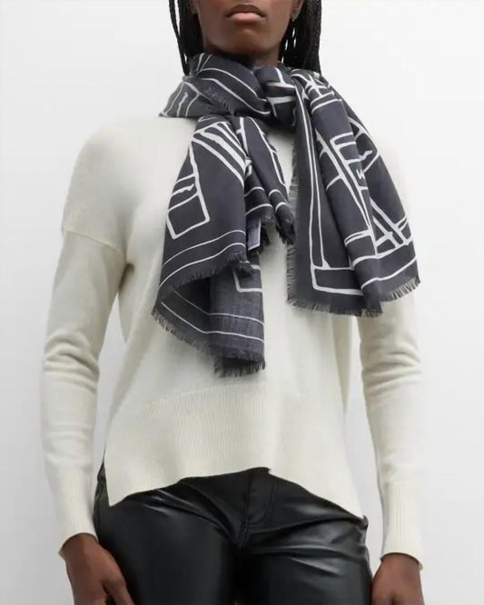 Lafayette 148 - SCARF - accessories - black - cashmere - blend