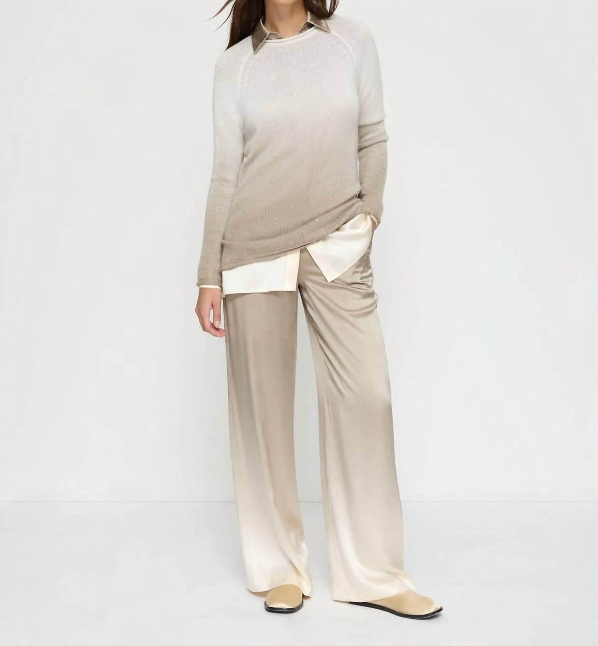 Lafayette 148 - Sequin Ombre Sweater