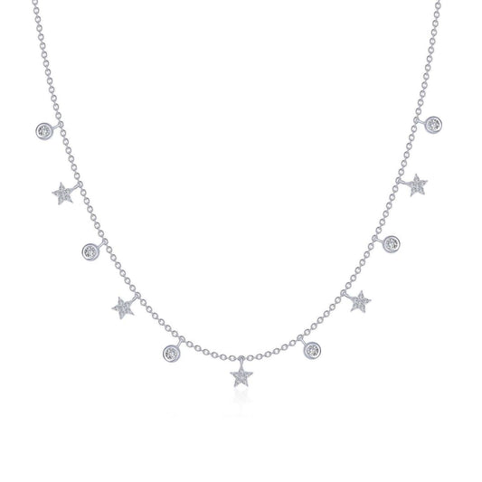 Lafonn - Women's Starfall Necklace - jewelry - necklaces - silver