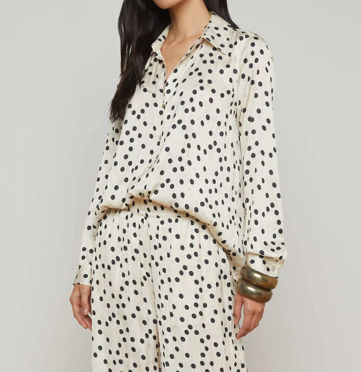 L'Agence - Argo Polka Dot Blouse