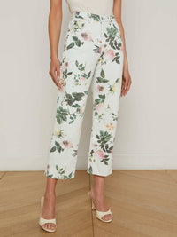 L'Agence - Blaine Cropped Stovepipe Jeans - ankle - clothing - cotton