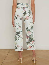 L'Agence - Blaine Cropped Stovepipe Jeans - ankle - clothing - cotton